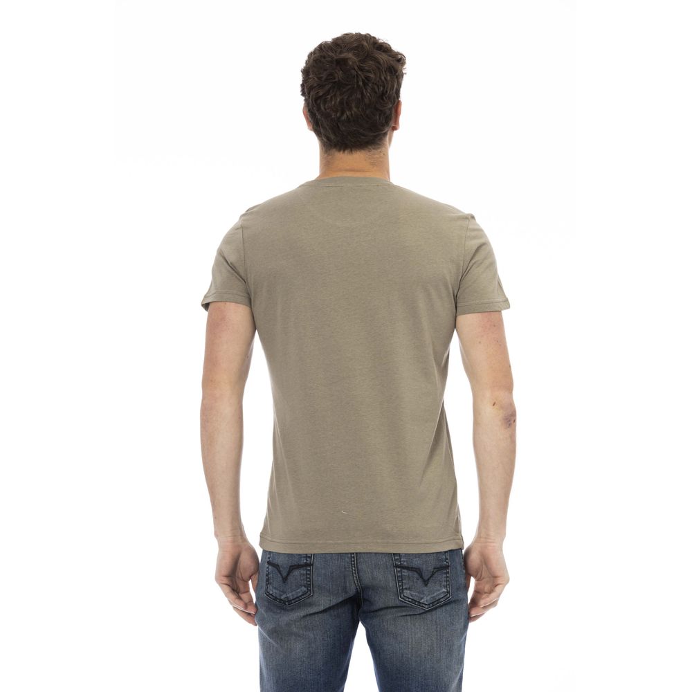 Trussardi Action Grünes Baumwoll-T-Shirt für Männer