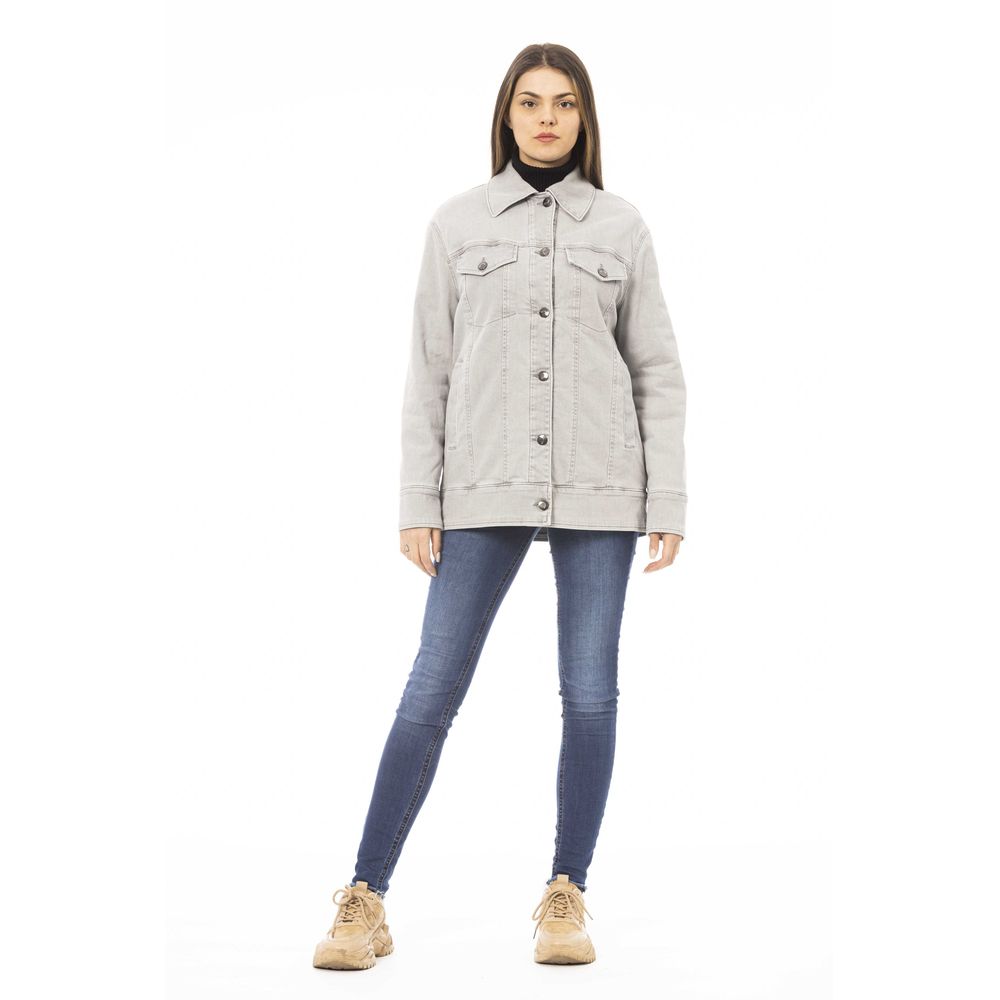 Jacob Cohen Graue Baumwolle Frauen Jacke