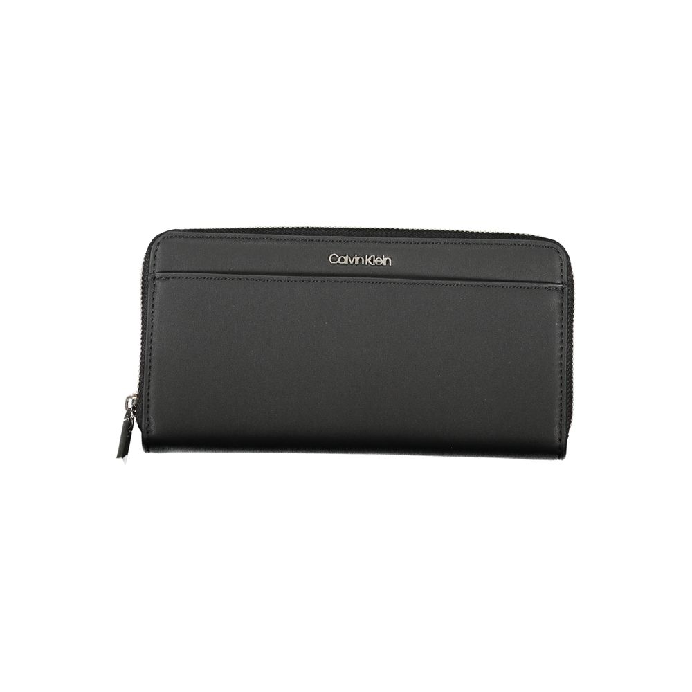 Calvin Klein Elegantes schwarzes RFID-sicheres Portemonnaie