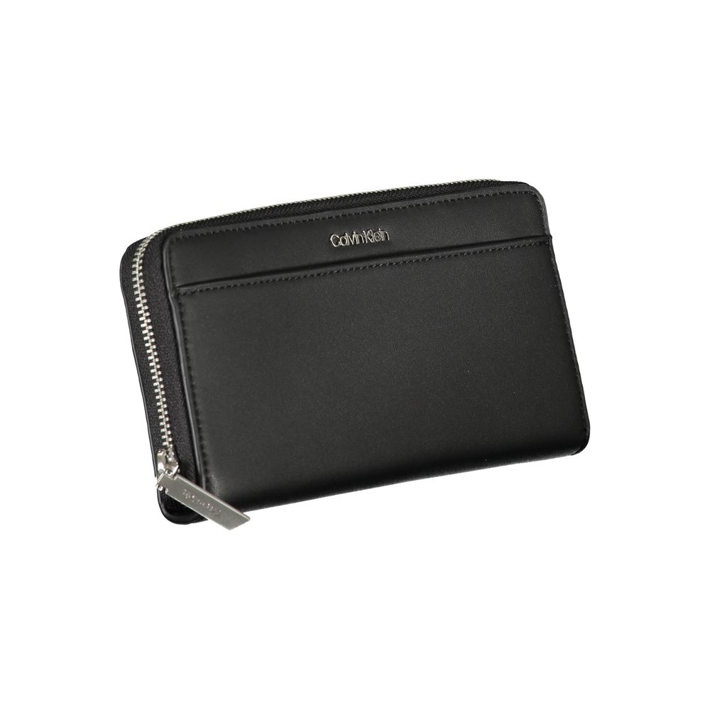 Calvin Klein Elegantes schwarzes RFID-sicheres Portemonnaie