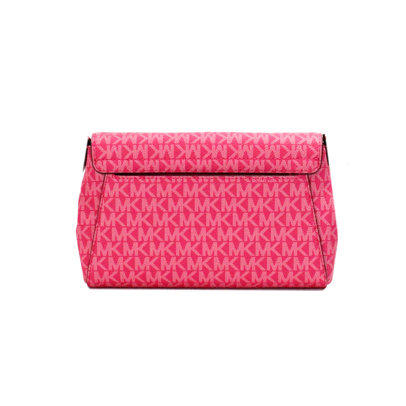 Michael Kors Jet Set Medium Electric Pink Convertible Pouchette Crossbody Tasche