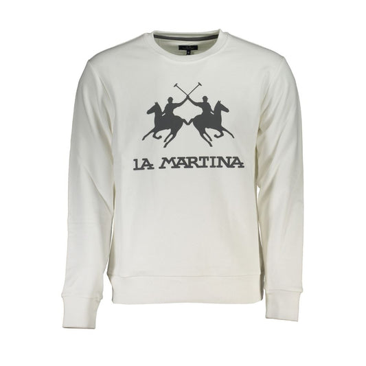 La Martina Elegantes langärmeliges Sweatshirt mit Rundhalsausschnitt