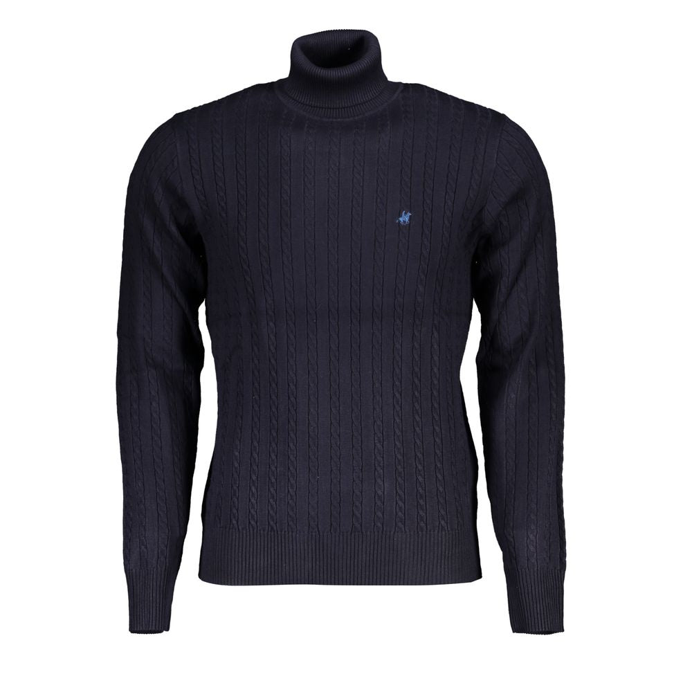 U.S. Grand Polo Eleganter Rollkragenpullover mit gedrehtem Ausschnitt