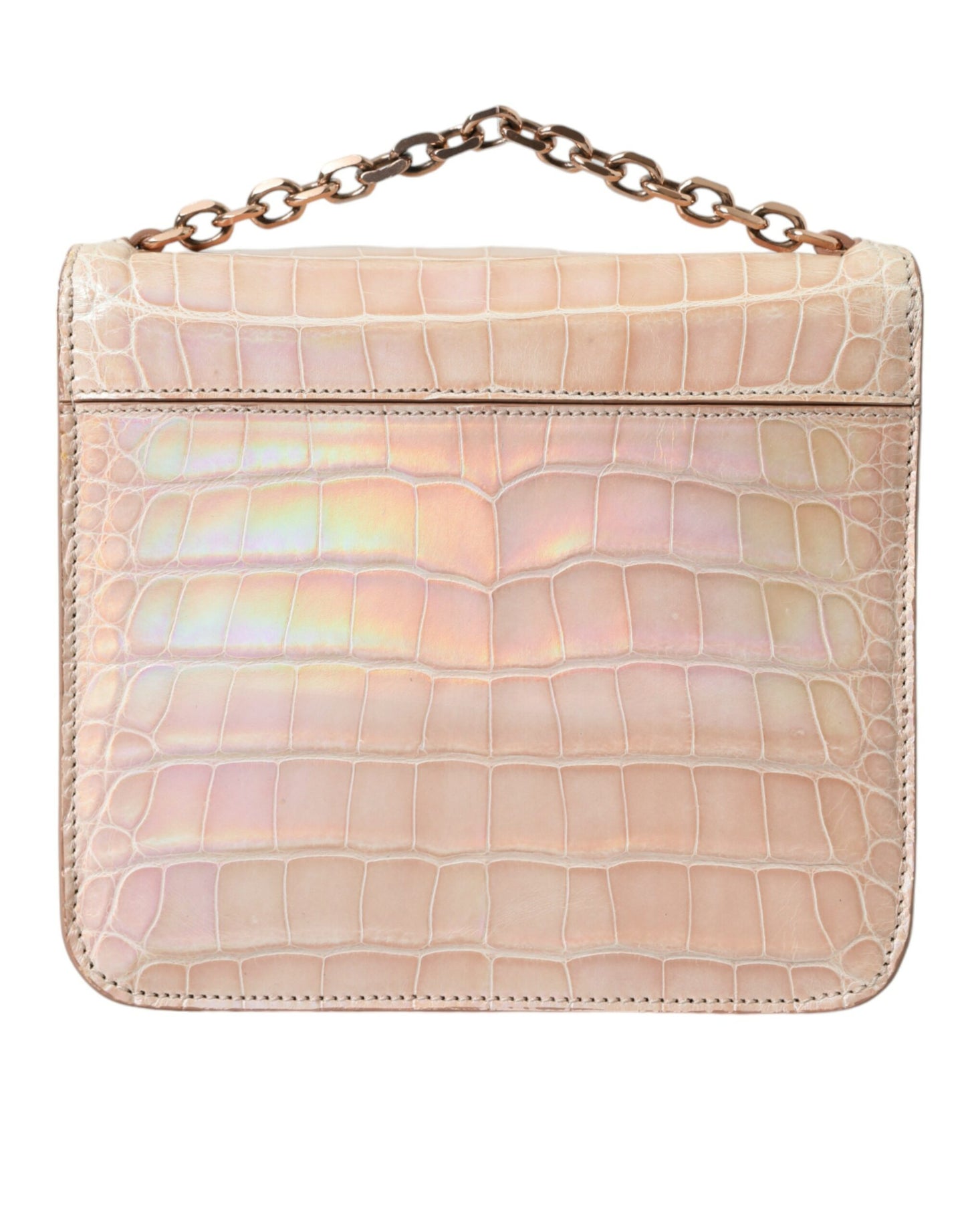 Balenciaga Elegante Mini-Kette Beige Clutch für Abend Eleganz