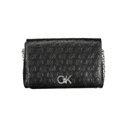 Calvin Klein Schwarze Polyester Handtasche