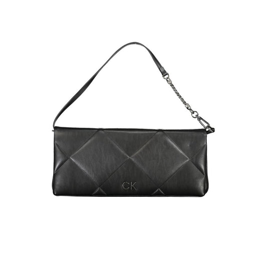 Calvin Klein Schwarze Polyester Handtasche