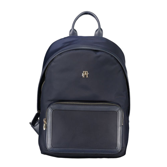 Tommy Hilfiger Blaue Polyester-Handtasche