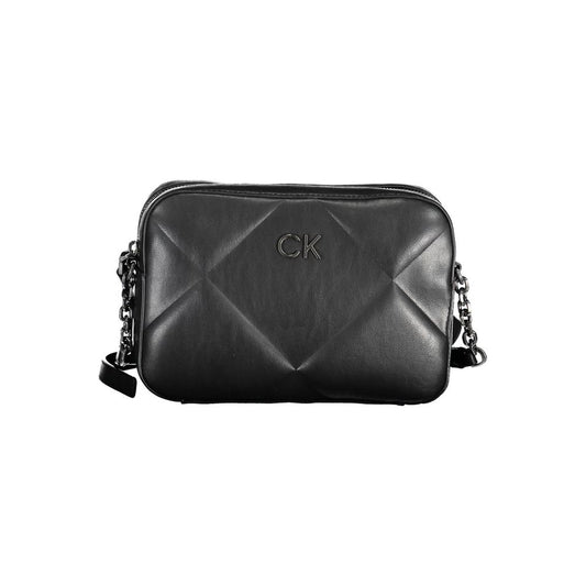 Calvin Klein Schwarze Polyester Handtasche