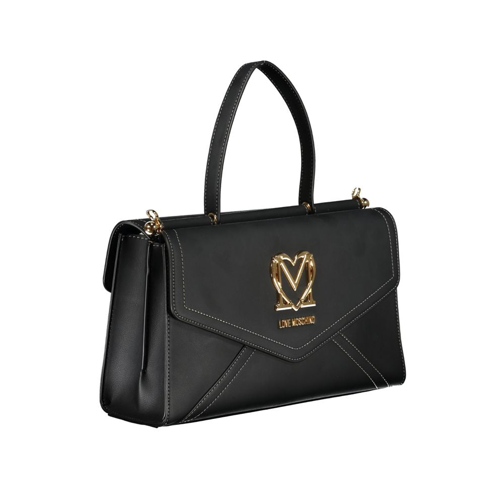 Love Moschino Schwarze Polyethylen-Handtasche