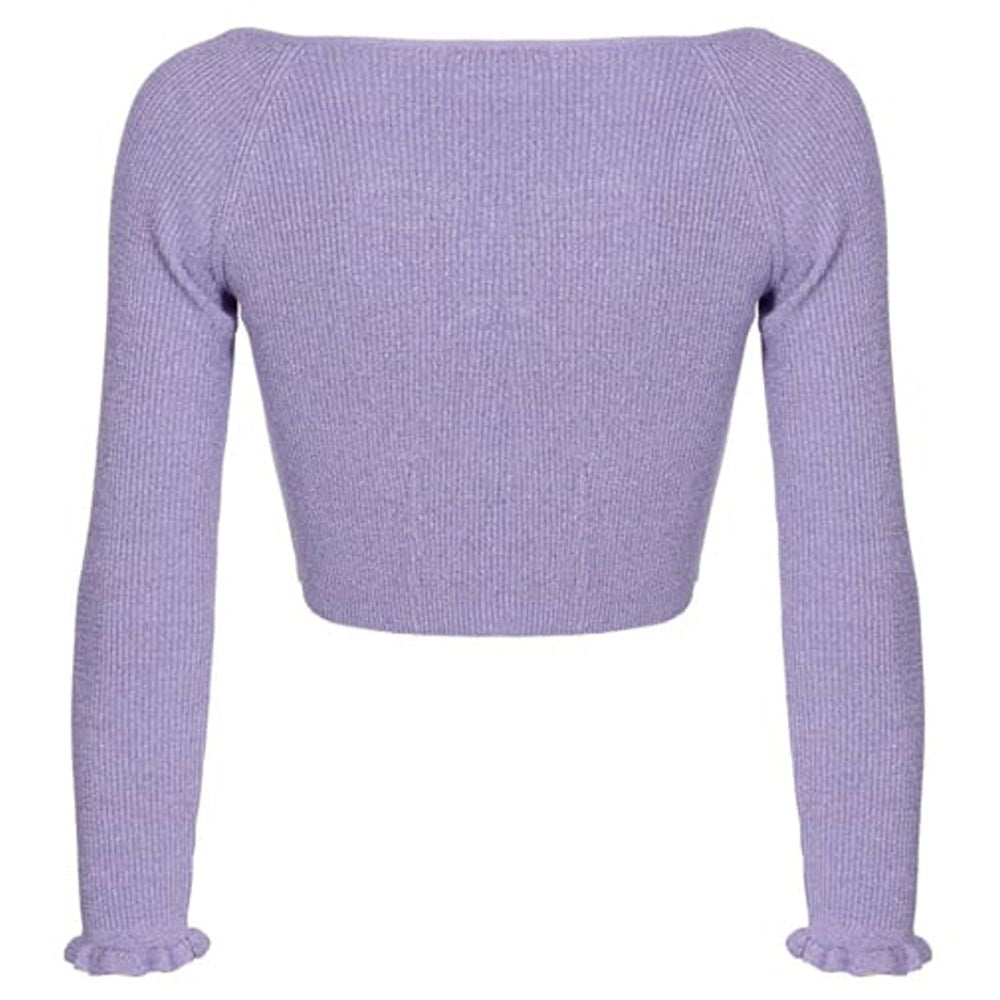 PINKO Lila Viskose Pullover