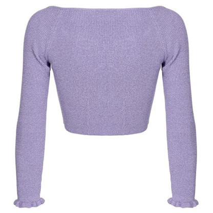 PINKO Lila Viskose Pullover