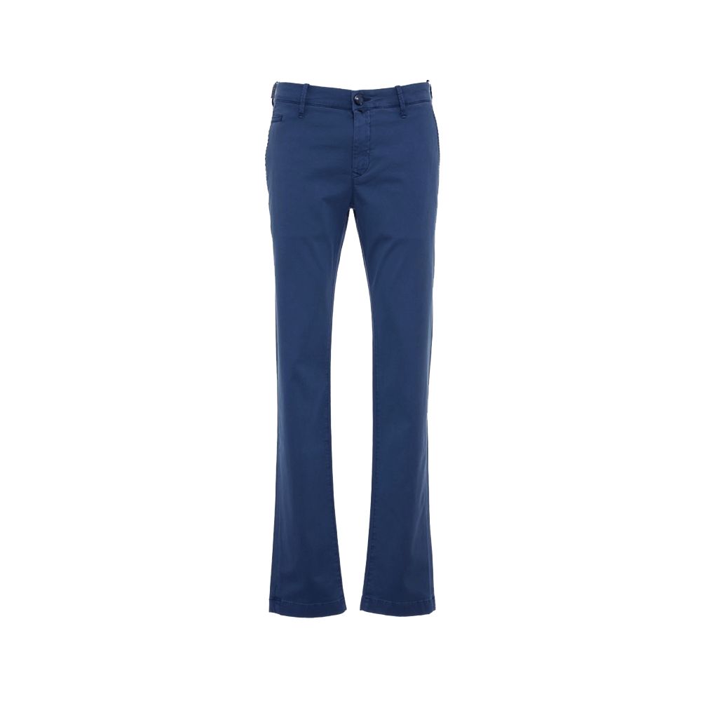 Jacob Cohen Schlanke Chino-Hose aus blauer Baumwolle - Slim Fit