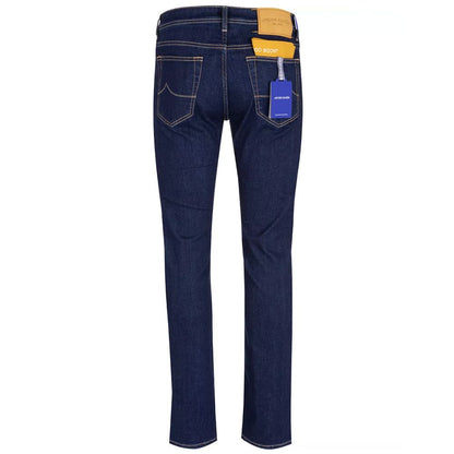 Jacob Cohen Elegante dunkelblaue Bard Jeans für Männer