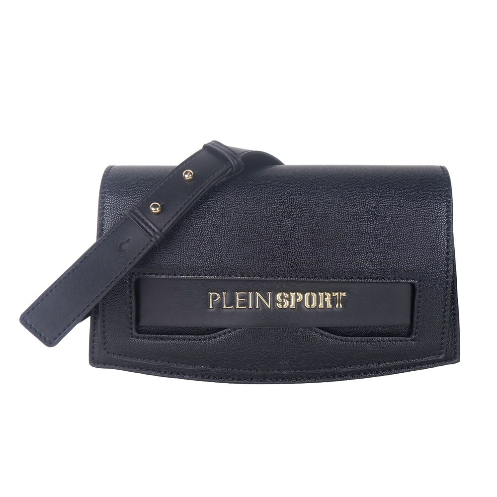 Plein Sport Schwarz Polyethylen Frauen Crossbody Tasche