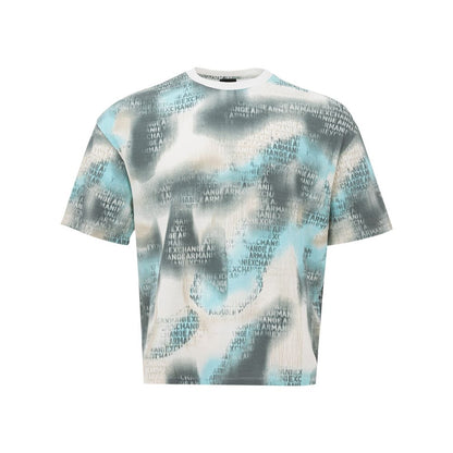 Armani Exchange Schickes Multicolor Tee aus Baumwolle für Männer