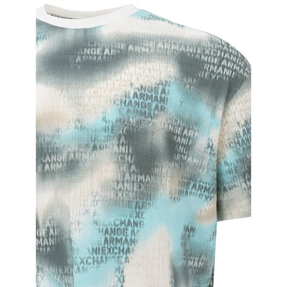 Armani Exchange Schickes Multicolor Tee aus Baumwolle für Männer