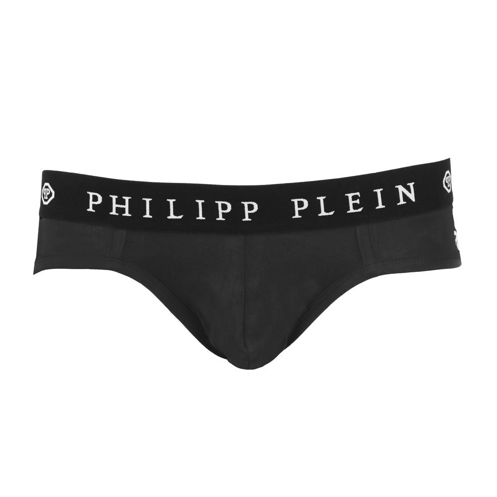 Philipp Plein Schwarz Baumwolle Männer Boxer Short Pack