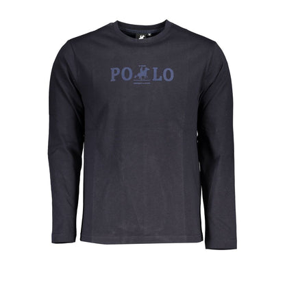 U.S. Grand Polo T-Shirt aus blauer Baumwolle