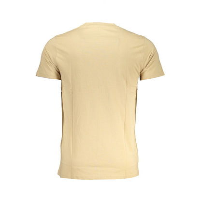 Cavalli Class T-Shirt aus beiger Baumwolle