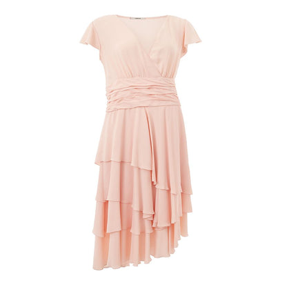 Lardini Elegantes Kleid aus rosa Acetat