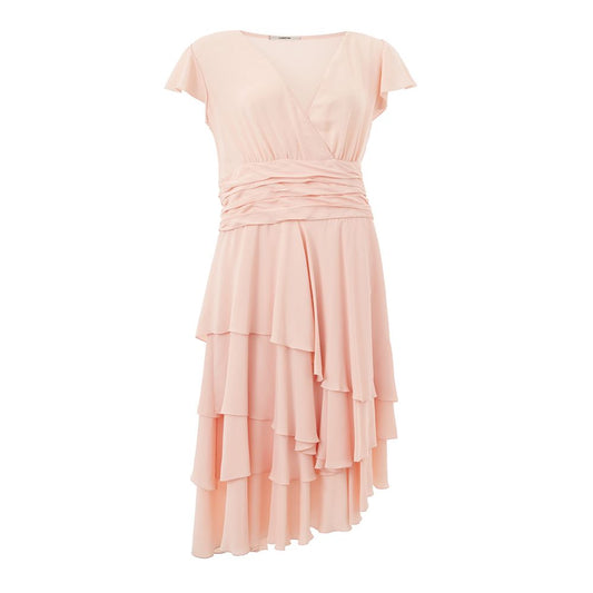 Lardini Elegantes Kleid aus rosa Acetat