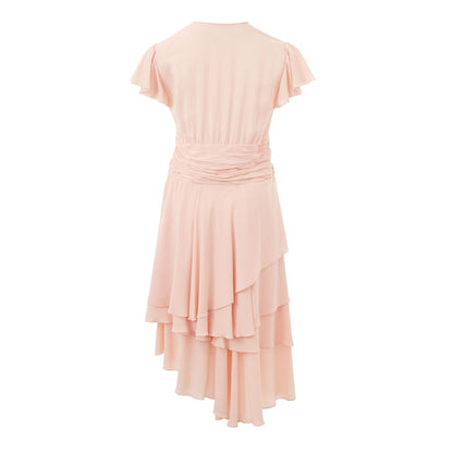 Lardini Elegantes Kleid aus rosa Acetat