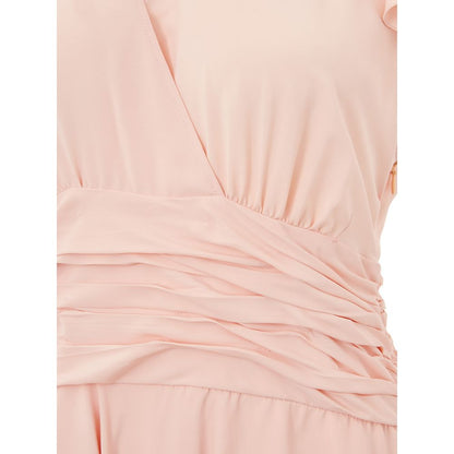 Lardini Elegantes Kleid aus rosa Acetat