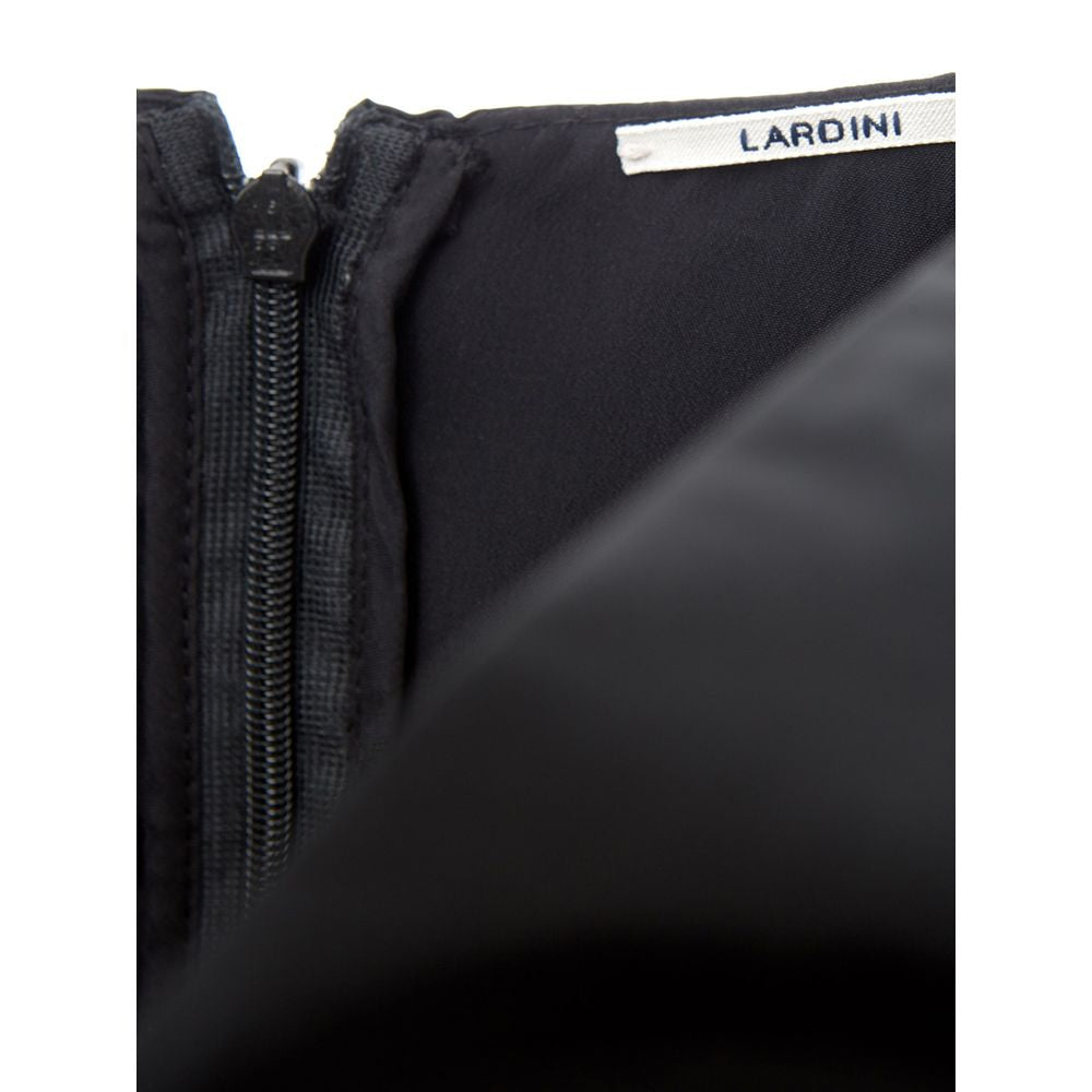 Lardini Elegantes schwarzes Polyesterkleid