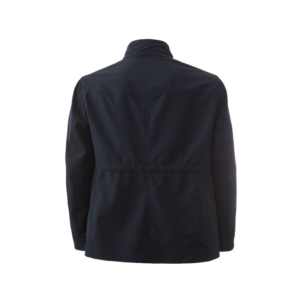 Lardini Elegante blaue Jacke aus Wolle für Männer