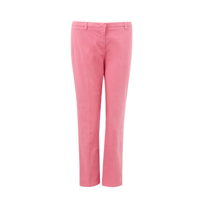 Lardini Elegante Hose aus Baumwolle in Rosa für anspruchsvollen Stil