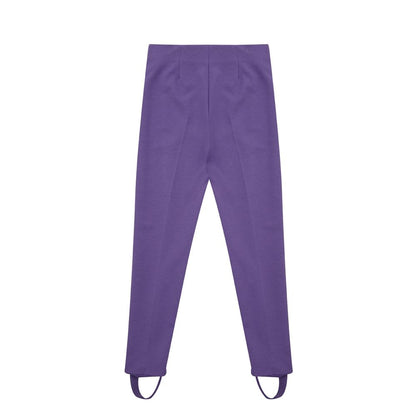 Lardini Elegante lila Viskose-Hose