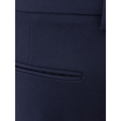 Lardini Elegante blaue Wollhosen für Frauen