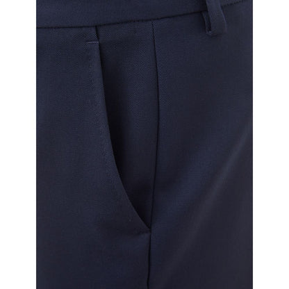 Lardini Elegante blaue Wollhosen für Frauen