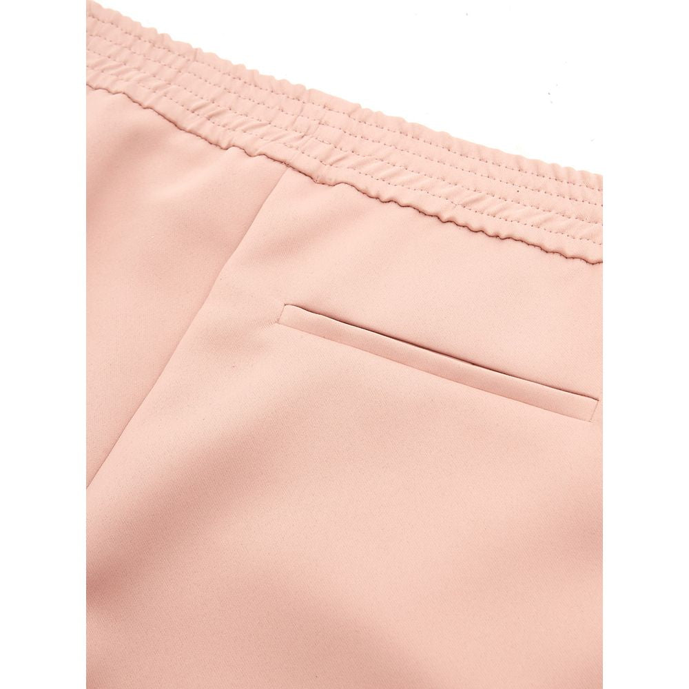 Lardini Elegante rosa Polyesterhosen für Frauen