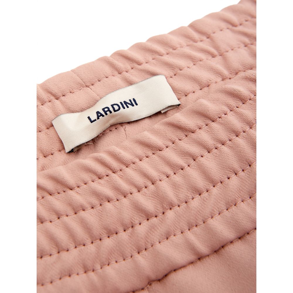 Lardini Elegante rosa Polyesterhosen für Frauen