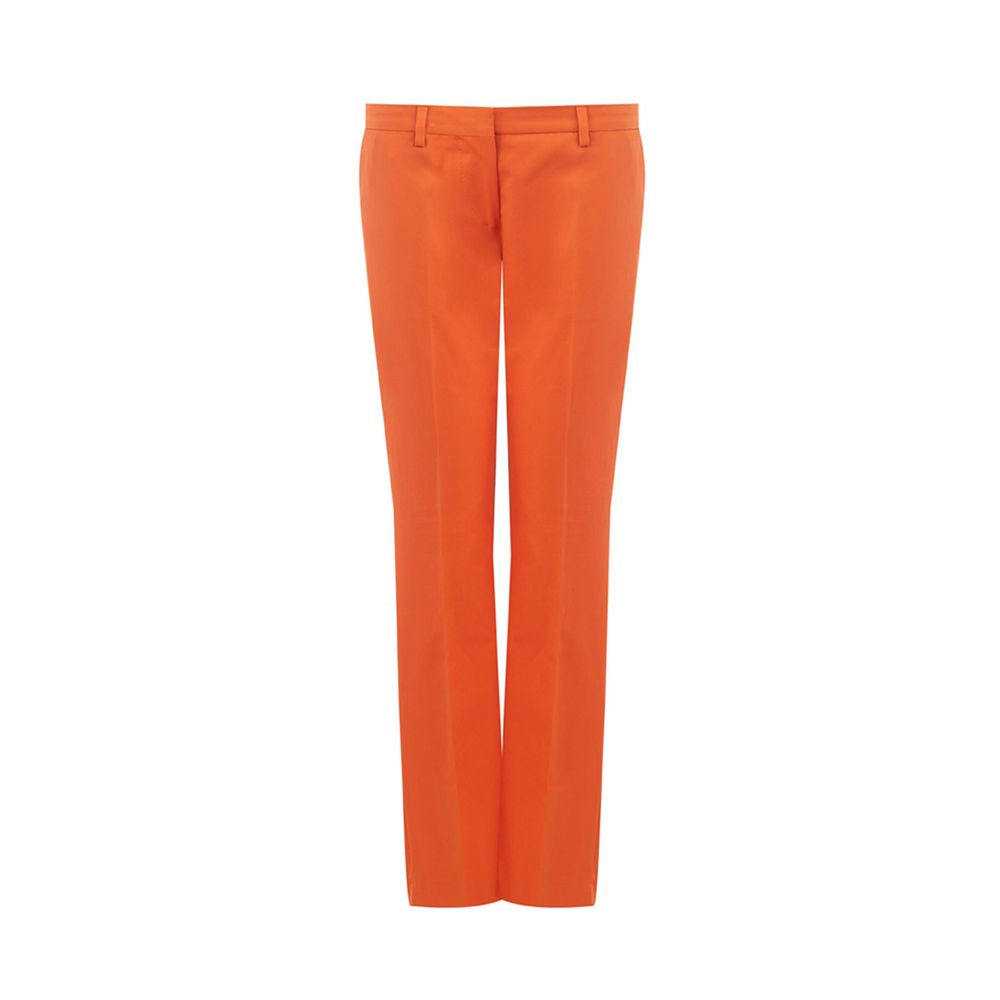 Lardini Elegante Hose aus Baumwolle in Orange