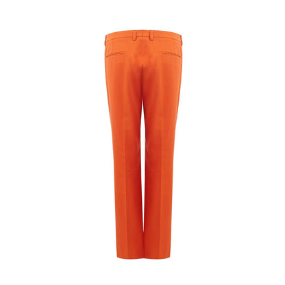 Lardini Elegante Hose aus Baumwolle in Orange