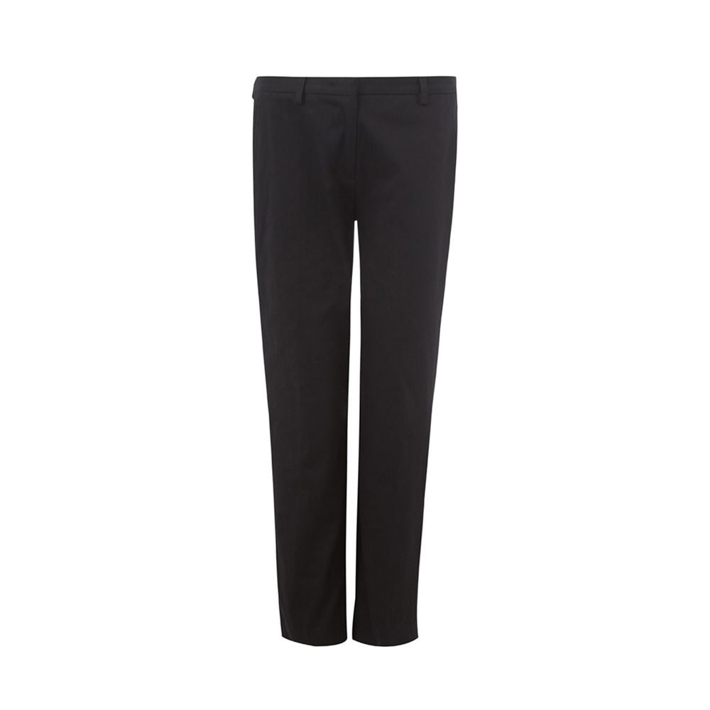 Lardini Italienische Eleganz Baumwolle Schwarz Hose