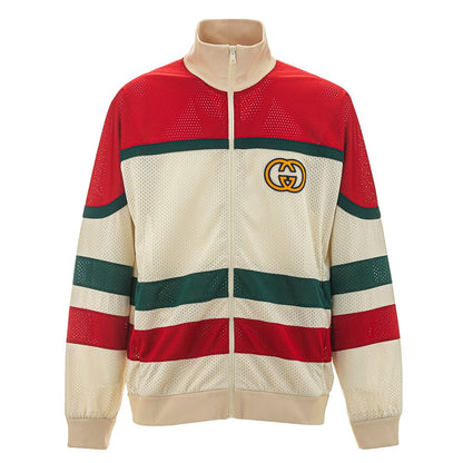 Gucci Weiße Rete-Jacke