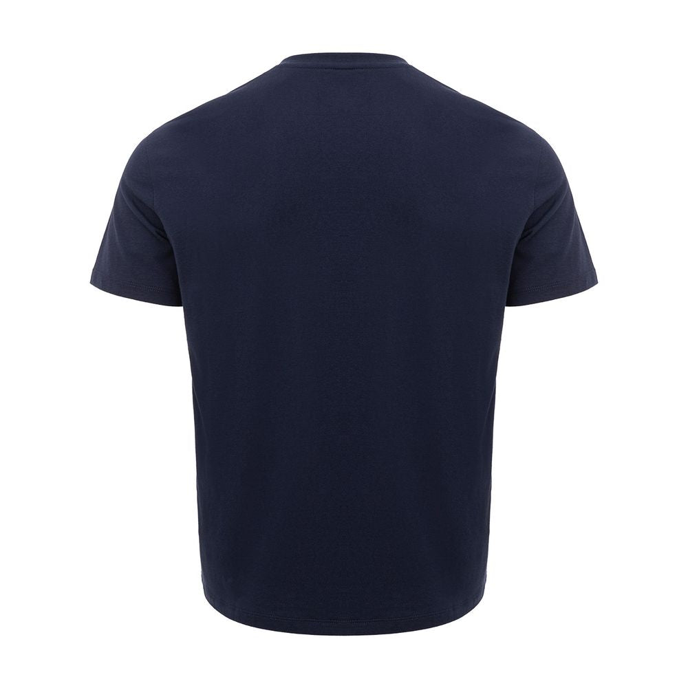 Armani Exchange Elegantes blaues Baumwoll-T-Shirt für Männer