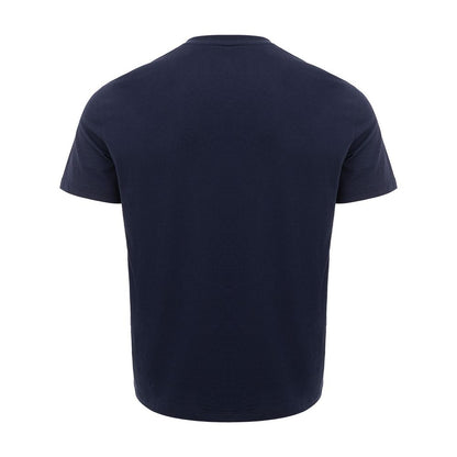 Armani Exchange Elegantes blaues Baumwoll-T-Shirt für Männer