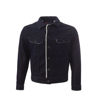 Lardini Blaue Baumwolljacke