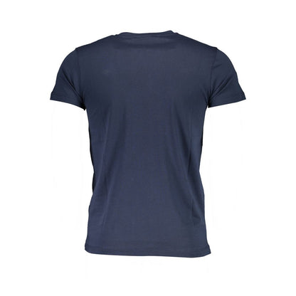 Roberto Cavalli Blau Baumwolle Männer T-Shirt