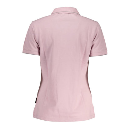 Napapijri Rosa Baumwoll-Poloshirt für Frauen