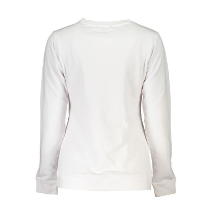 Cavalli Class Weißer Baumwollpullover