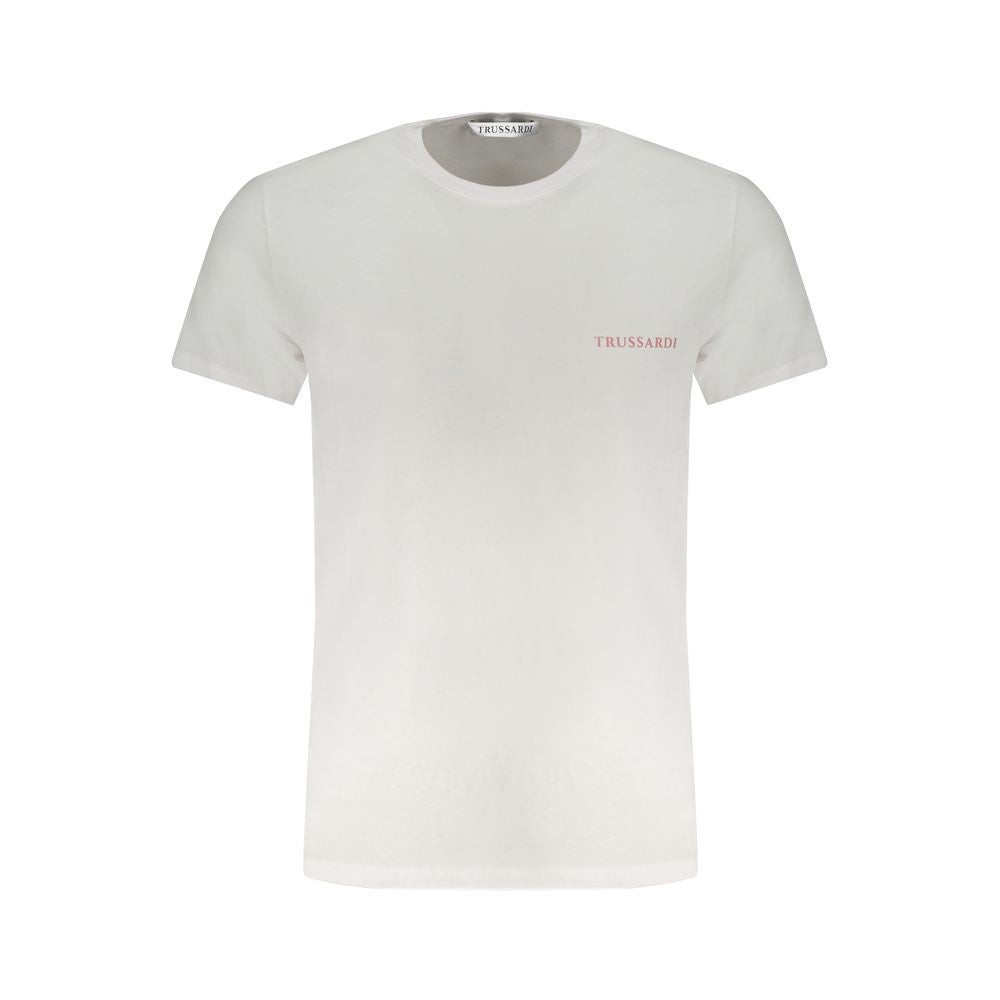 Trussardi T-Shirt aus weißer Baumwolle