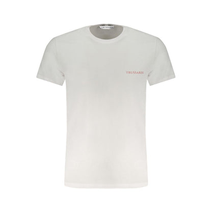 Trussardi T-Shirt aus weißer Baumwolle