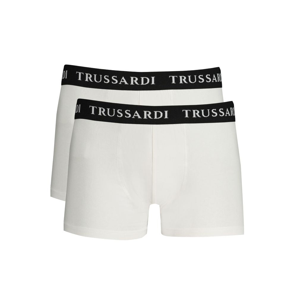 Trussardi Weiße Baumwollunterwäsche