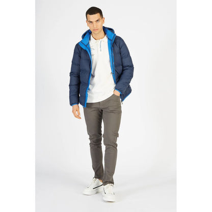 La Martina Blaue Nylon Herren Jacke