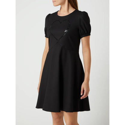 Love Moschino Schwarzes Polyester Frauenkleid